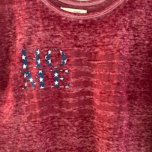 American flag tank top